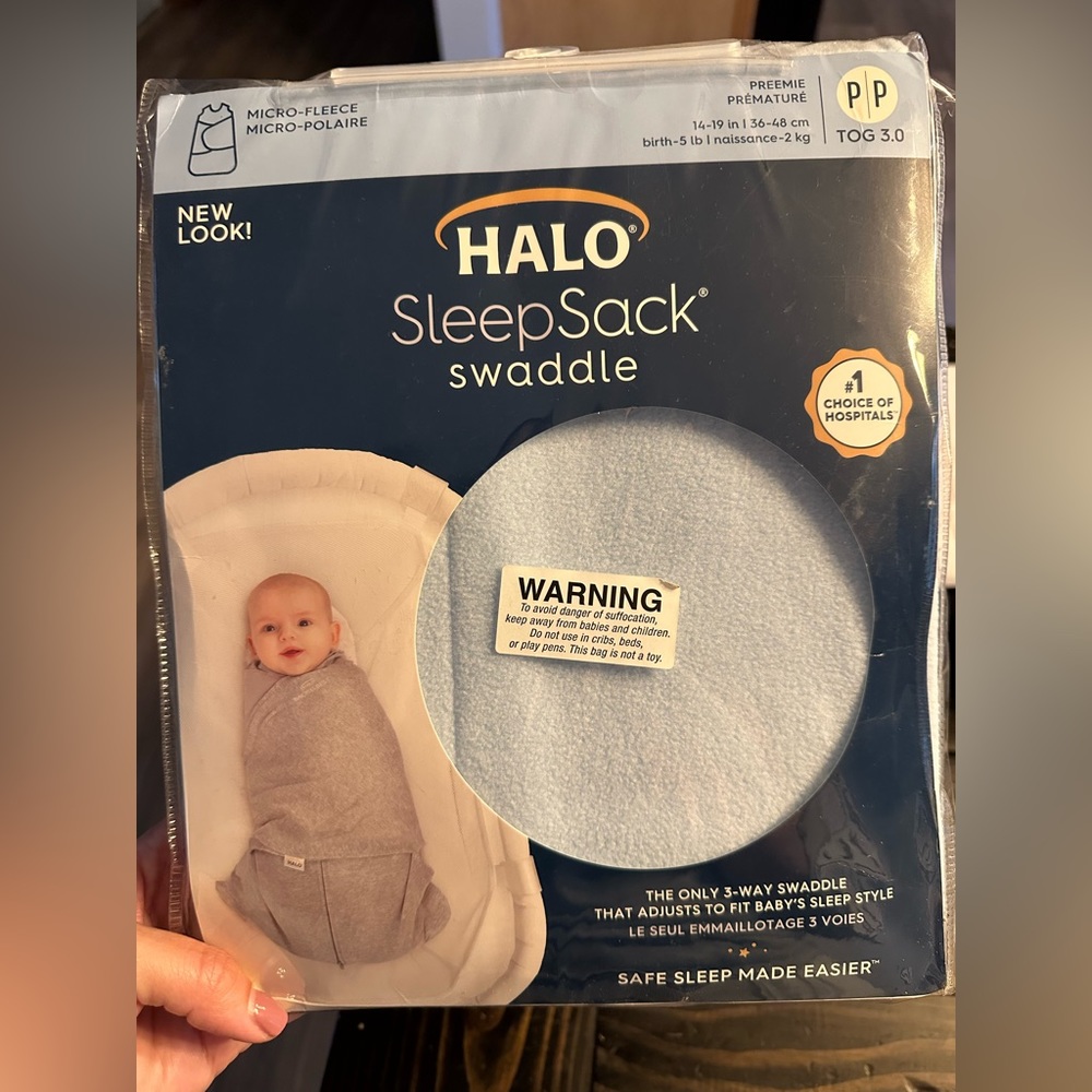 Halo swaddle sleep sack - preemie size